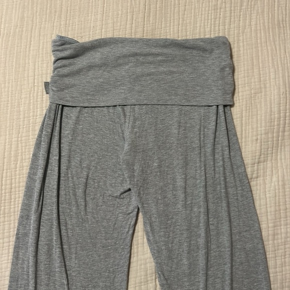 Grey Foldover Pants - Picture 5 of 5
